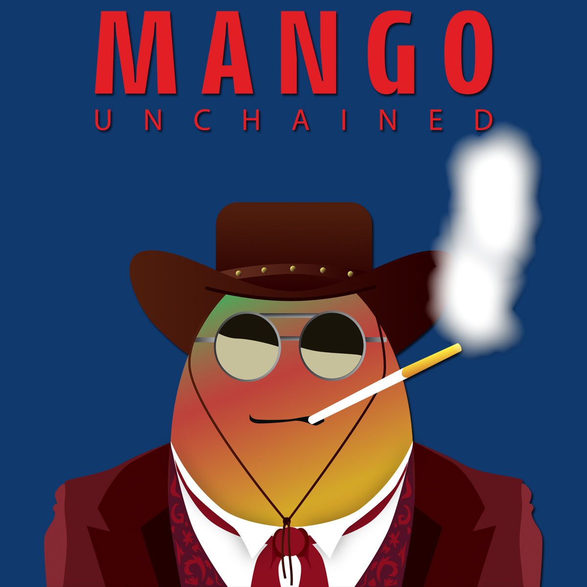 Movie The Food - Mango Unchained Mug - Design Detail