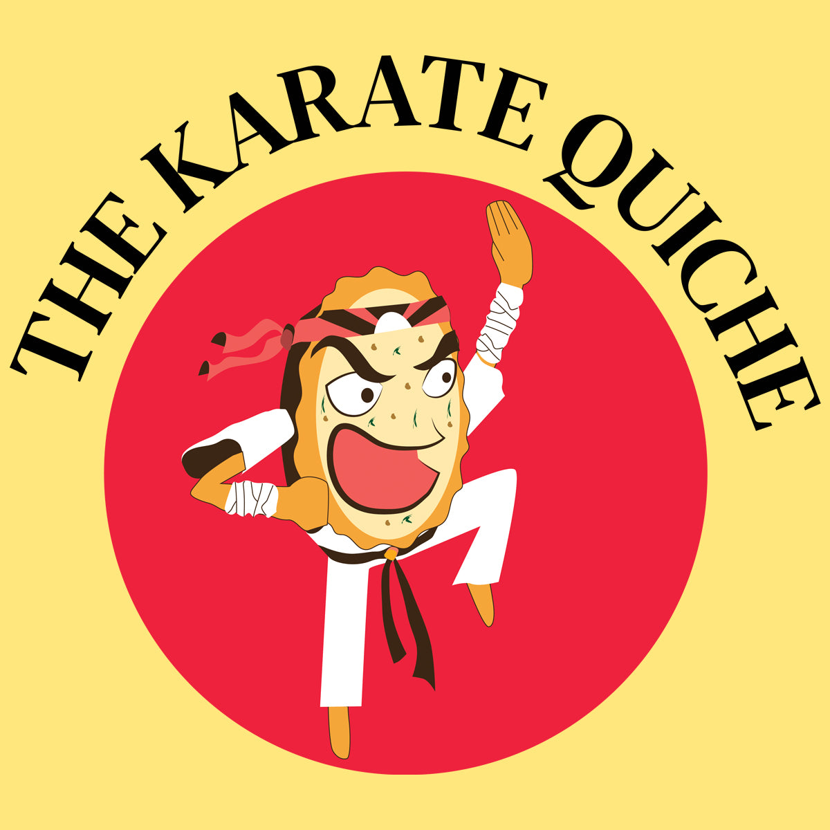 Movie The Food - The Karate Quiche - Mug Design Detail