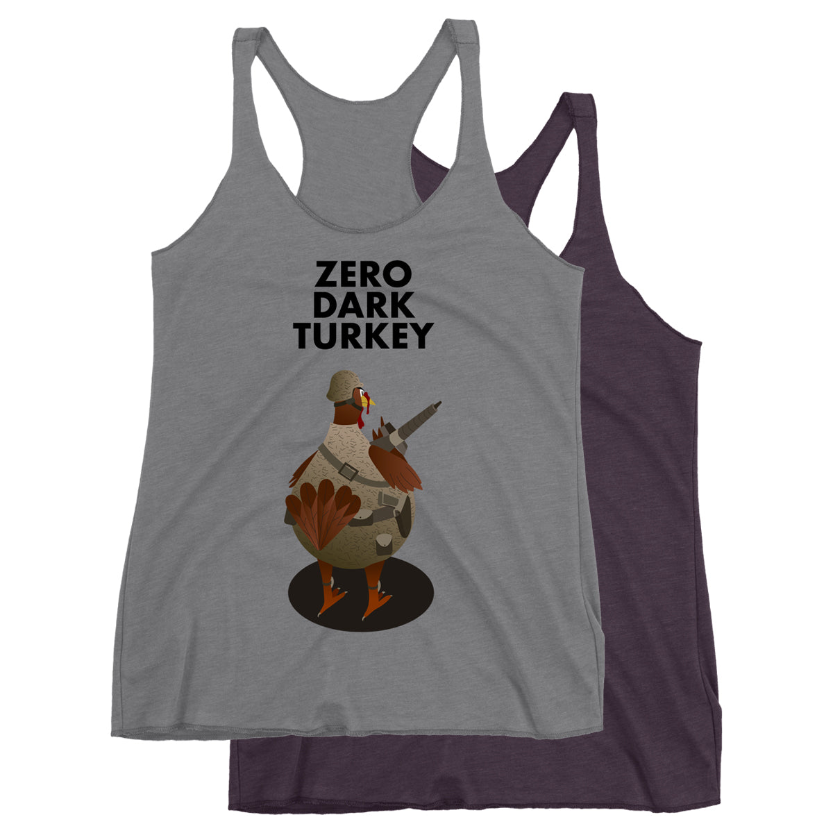 Movie The Food - Zero Dark Turkey Women's Racerback Tank Top