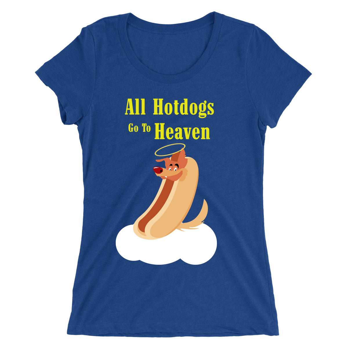 Movie The Food - All Hotdogs Go To Heaven Women's T-Shirt - Royal Blue