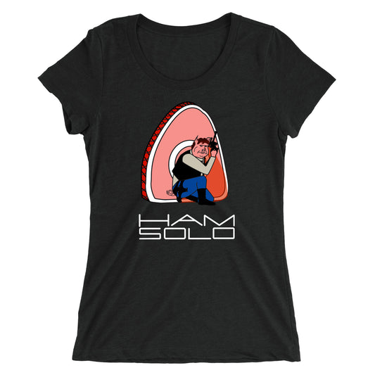 Movie The Food - Ham Solo Women's T-Shirt - Black