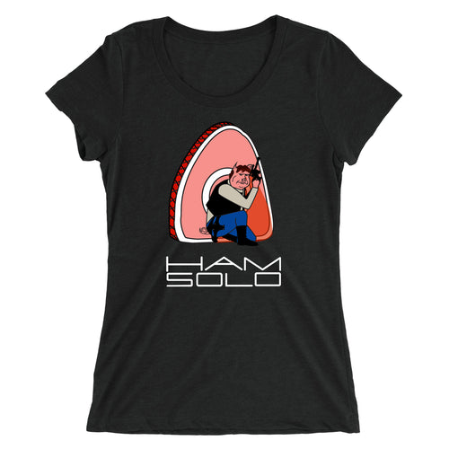 Movie The Food - Ham Solo Women's T-Shirt - Black