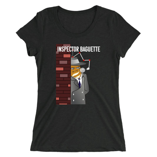 Movie The Food - Inspector Baguette Women's T-Shirt - Heather Dark Grey