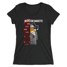 Load image into Gallery viewer, Movie The Food - Inspector Baguette Women&#39;s T-Shirt - Heather Dark Grey