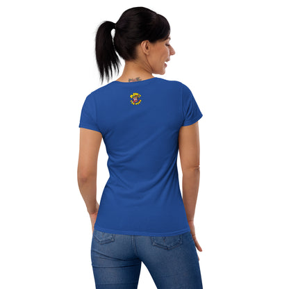 Movie The Food - Scone Alone 2 Women's T-Shirt - Royal Blue - Model Back