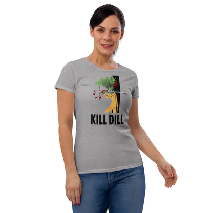 Movie The Food - Kill Dill Women's T-Shirt - Heather Grey - Model Front