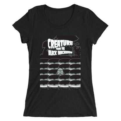 Movie The Food - Creature From The Black Macaroon Women's T-Shirt - Black
