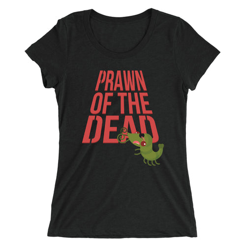 Movie The Food - Prawn Of The Dead Women's T-Shirt - Black