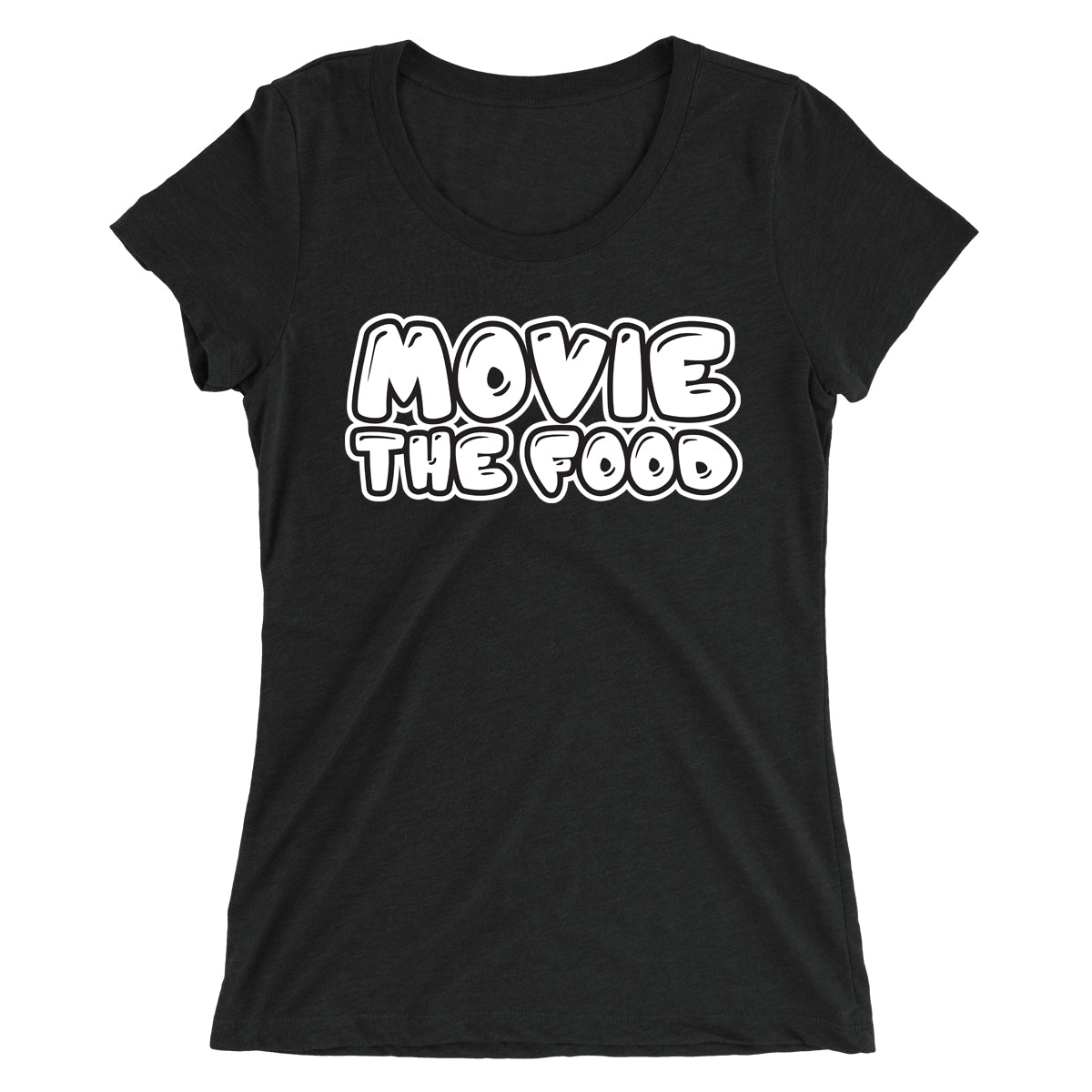 Movie The Food - Text Logo Women's T-Shirt - Black