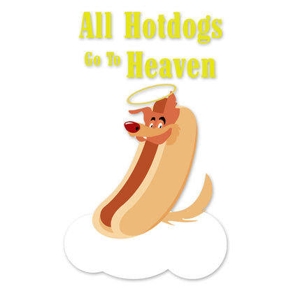 Movie The Food - All Hotdogs Go To Heaven T-Shirt - Design Detail