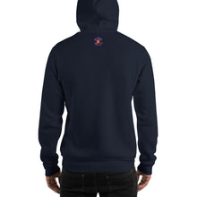 Load image into Gallery viewer, Movie The Food - Crazy Rich Raisins Hoodie - Navy - Model Back