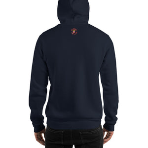 Movie The Food -Mango Unchained Hoodie - Navy - Model Back