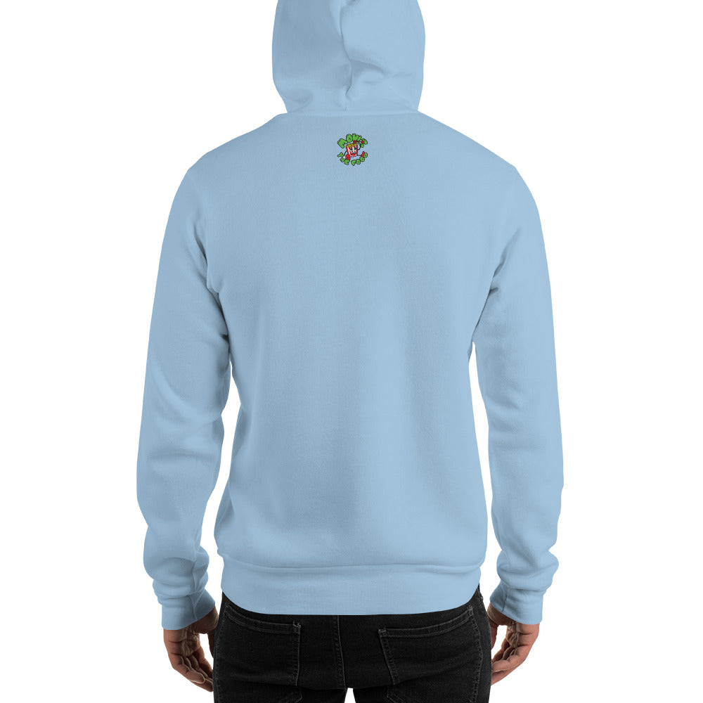 Movie The Food -The Fresh Mints Of Bel-Air Hoodie - Light Blue - Model Back