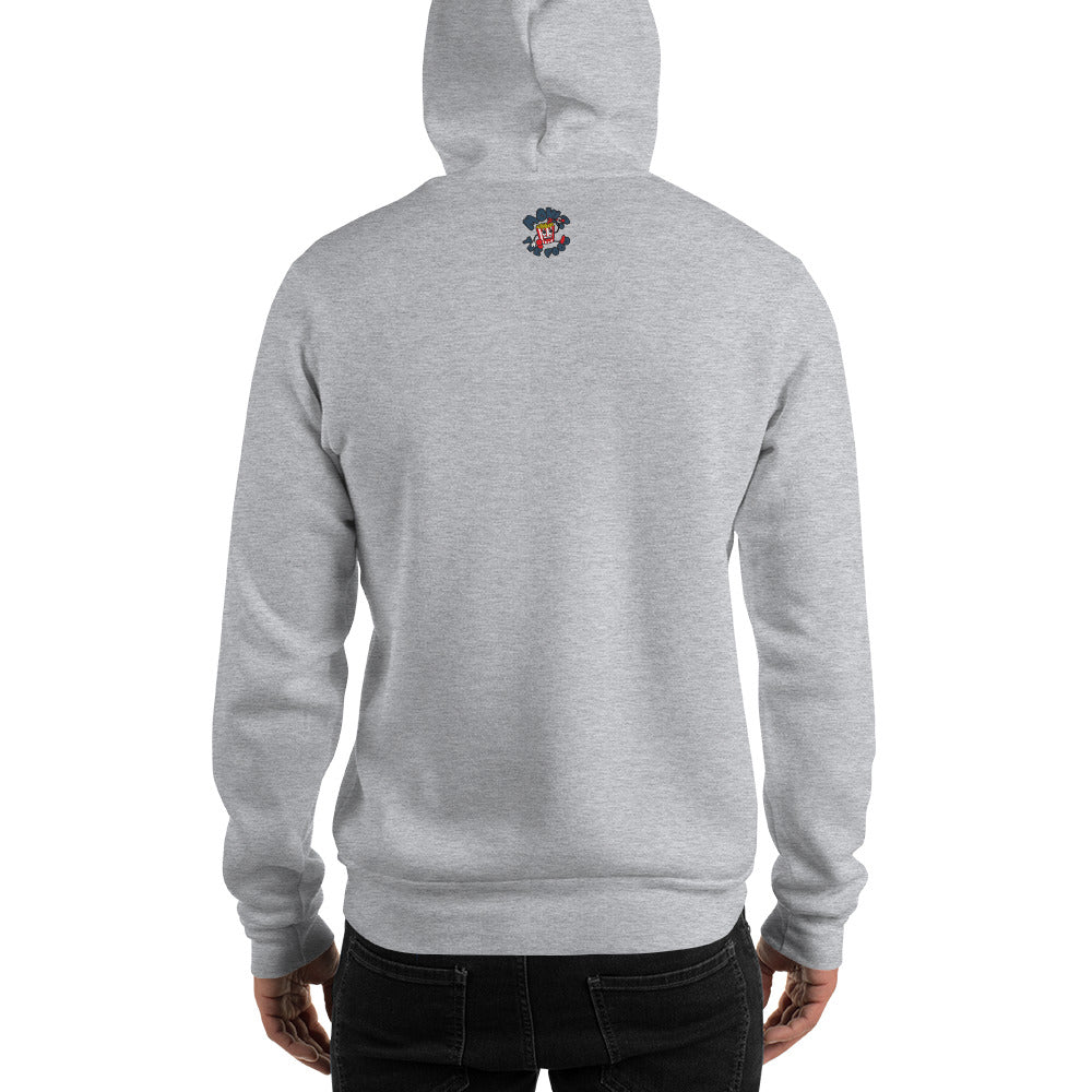 Movie The Food - White Chickens Hoodie - Heather Grey - Model Back