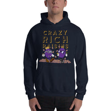 Load image into Gallery viewer, Movie The Food - Crazy Rich Raisins Hoodie - Navy - Model Front