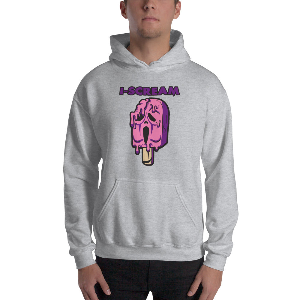 Movie The Food - I-Scream Hoodie - Heather Grey - Model Front