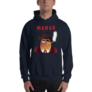Movie The Food -Mango Unchained Hoodie - Navy - Model Front