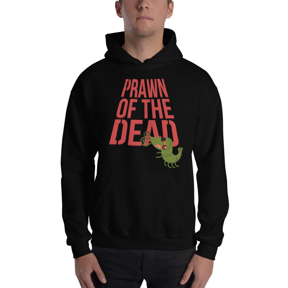 Movie The Food - Prawn Of The Dead Hoodie - Black - Model Front