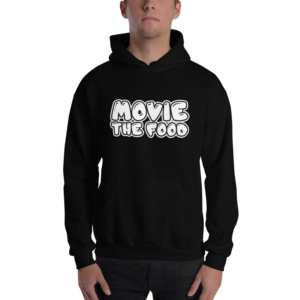 Movie The Food - Text Logo Hoodie - Black - Model Front