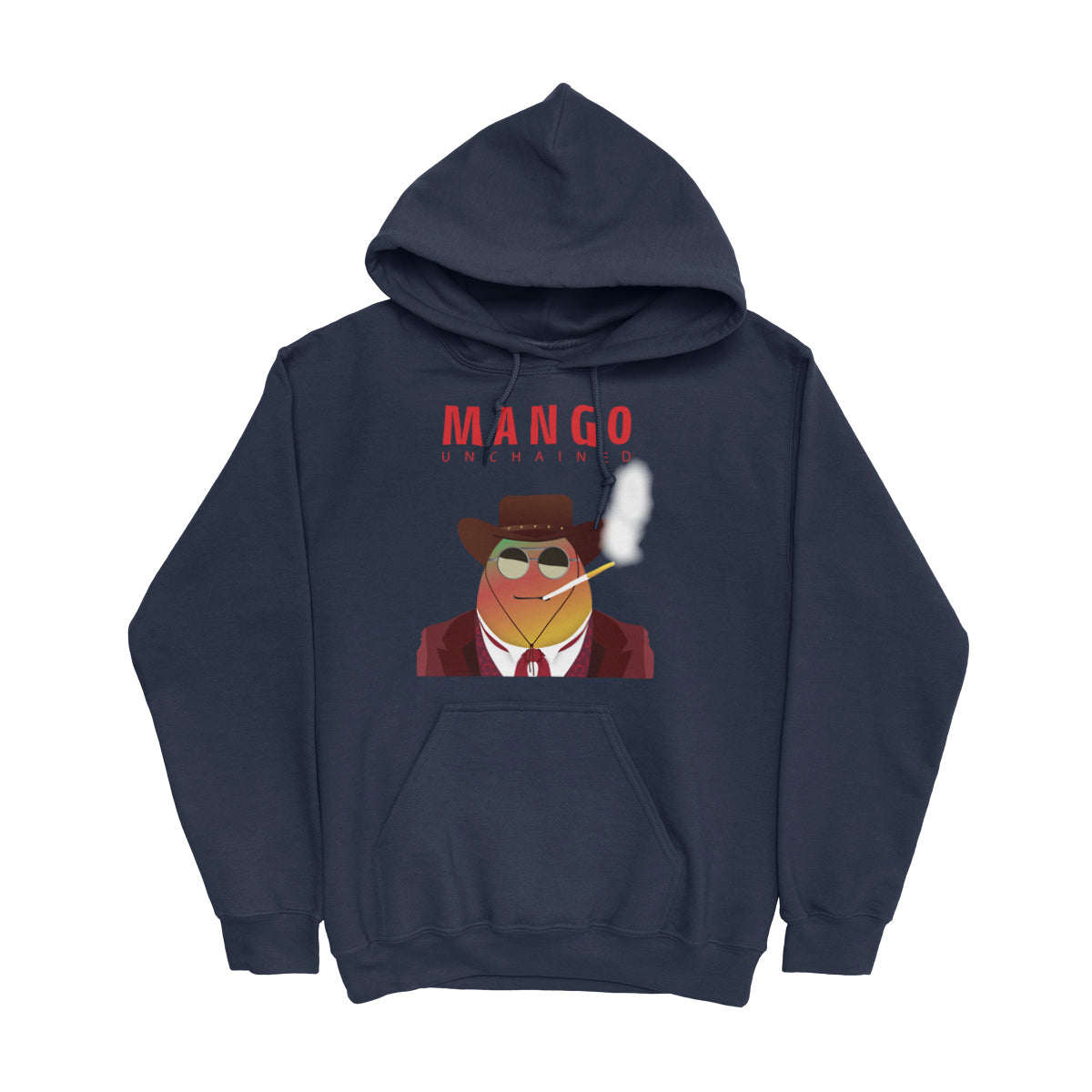 Movie The Food -Mango Unchained Hoodie - Navy