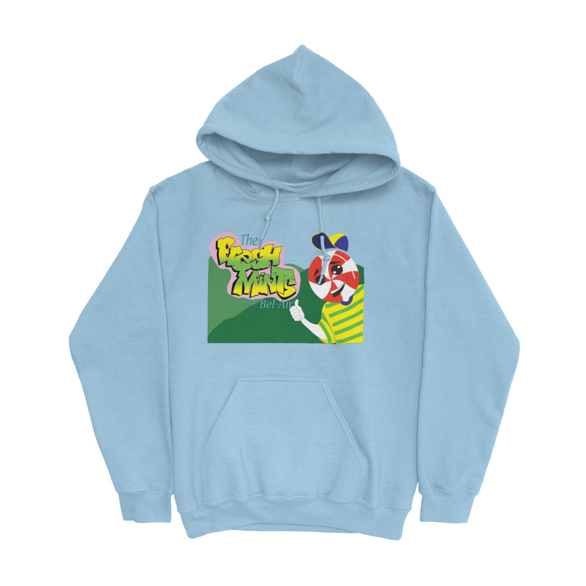 Movie The Food -The Fresh Mints Of Bel-Air Hoodie - Light Blue