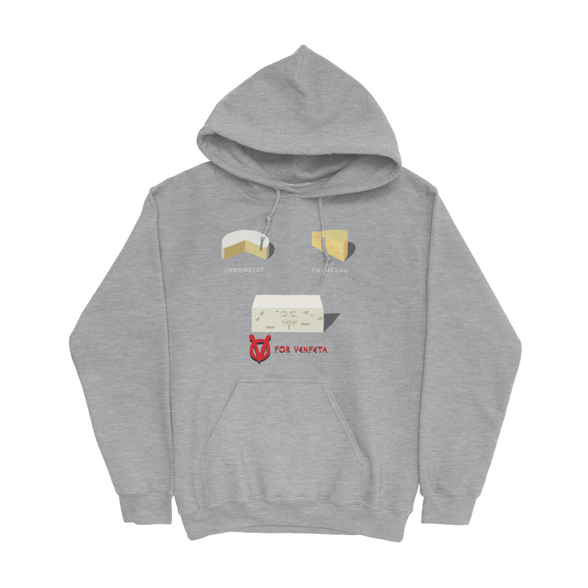 Movie The Food - V For Venfeta Hoodie - Heather Grey