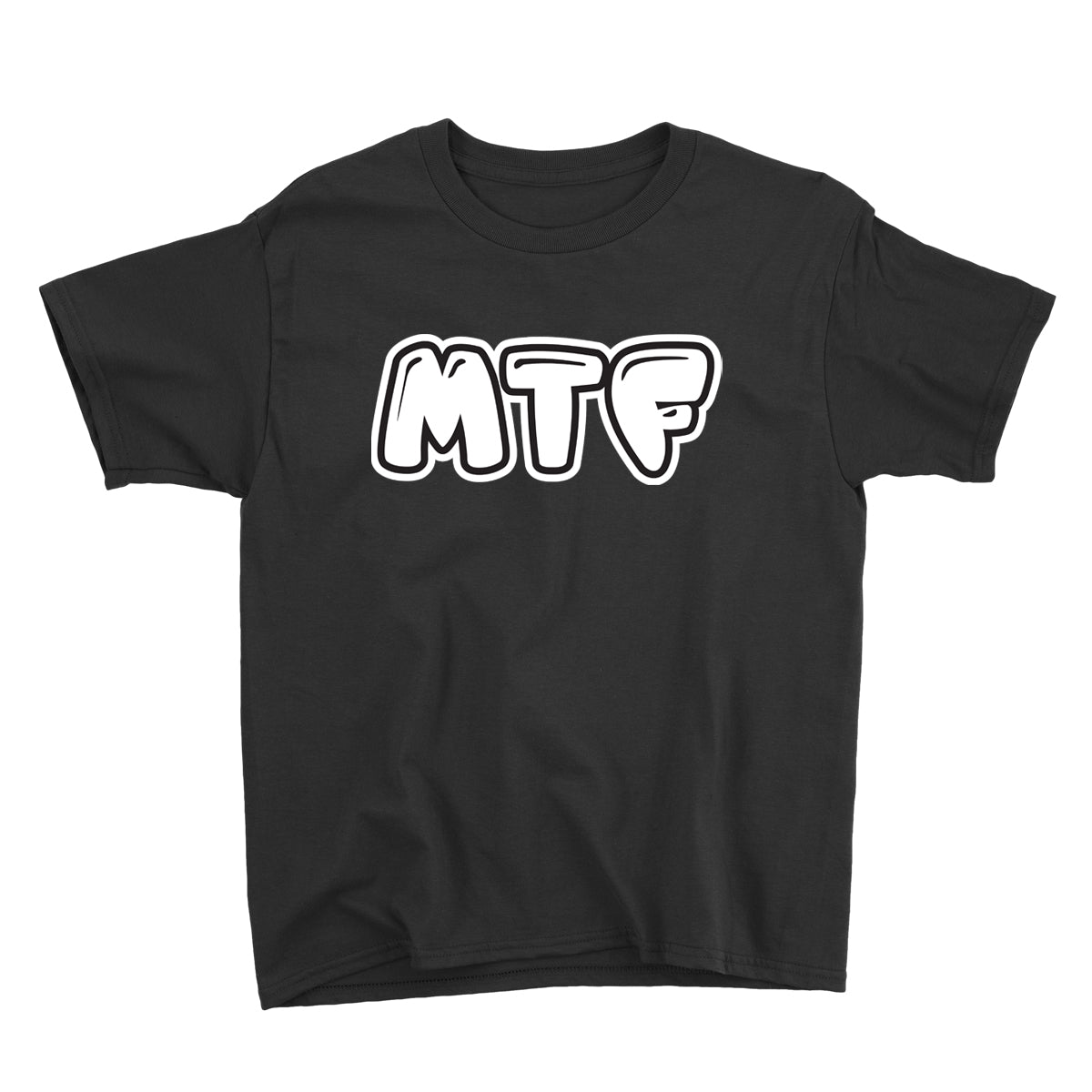 Movie The Food - MTF Logo Kid's T-Shirt - Black