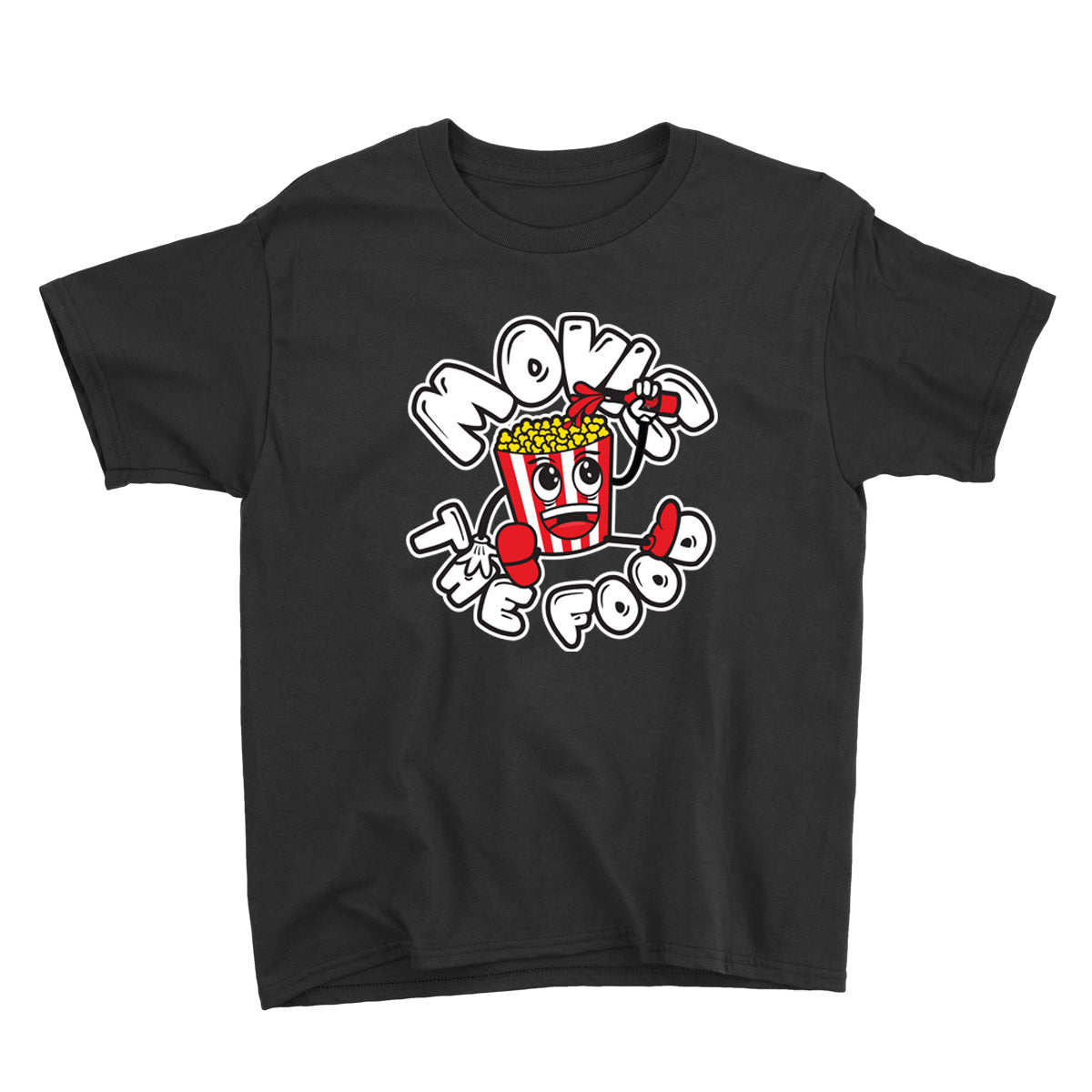 Movie The Food - Round Logo Kid's T-Shirt - Black