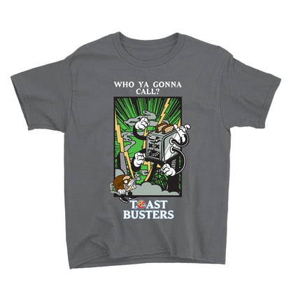 Movie The Food - Toastbusters Kid's T-Shirt - Charcoal