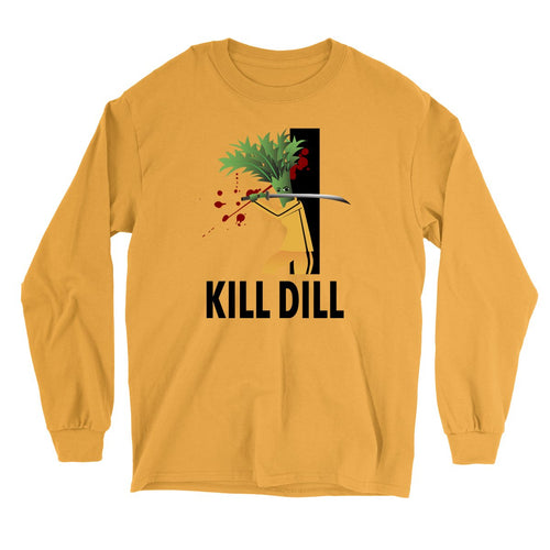Movie The Food - Kill Dill Long Sleeve T-Shirt - Gold