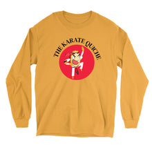 Load image into Gallery viewer, Movie The Food - The Karate Quiche Long Sleeve T-Shirt - Gold