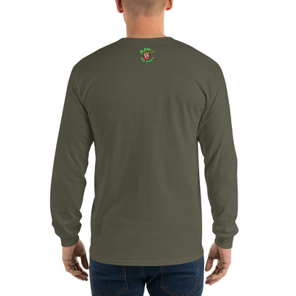 Movie The Food - Toastbusters Longsleeve T-Shirt - Military Green - Model Back