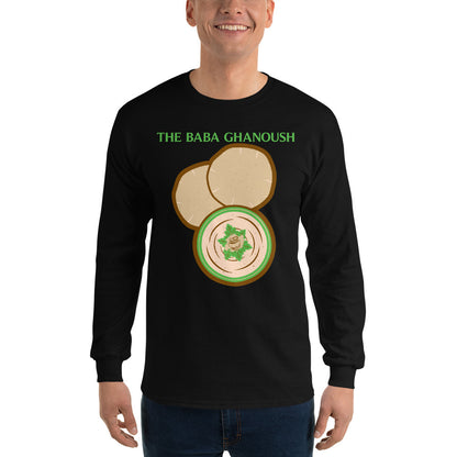 Movie The Food - The Baba Ghanoush Longsleeve T-Shirt - Black - Model Front