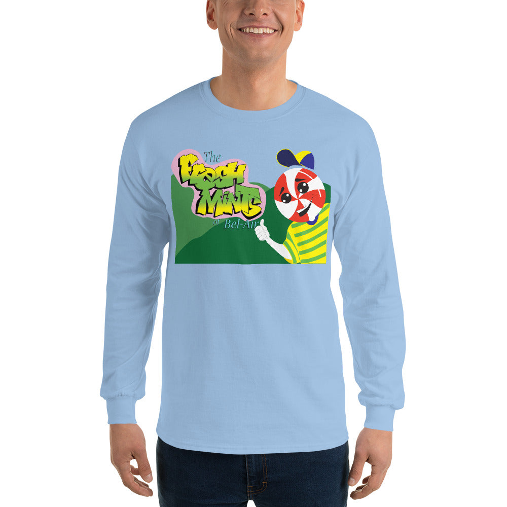 Movie The Food - The Fresh Mints Of Bel-Air Long Sleeve T-Shirt - Light Blue - Model Front