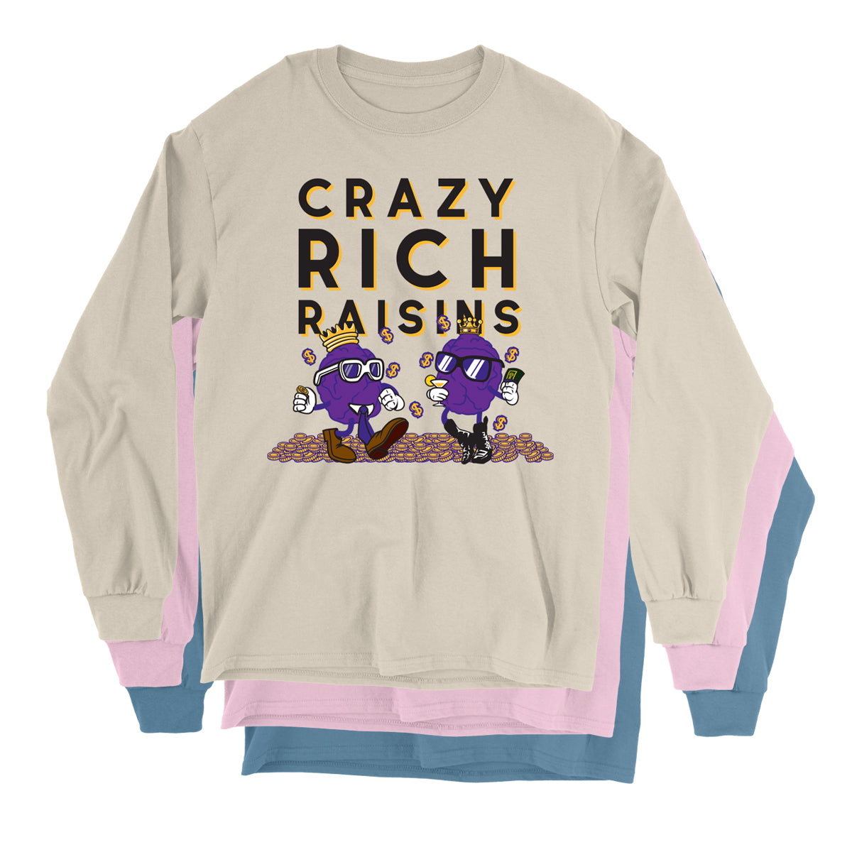 Movie The Food - Crazy Rich Raisins Longsleeve T-Shirt