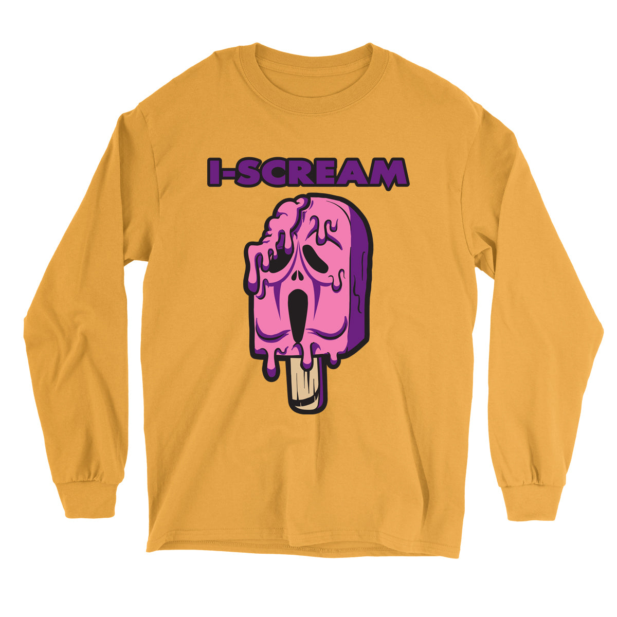 Movie The Food - I-Scream Longsleeve T-Shirt - Gold