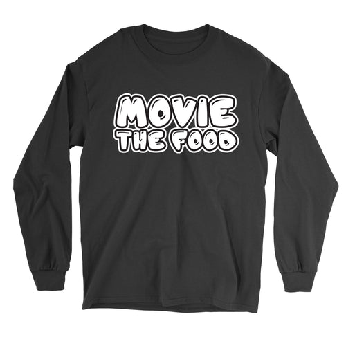 Movie The Food - Text Logo Longsleeve T-Shirt - Black