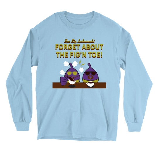 Movie The Food - The Fig Lebowski Longsleeve T-Shirt - Light Blue