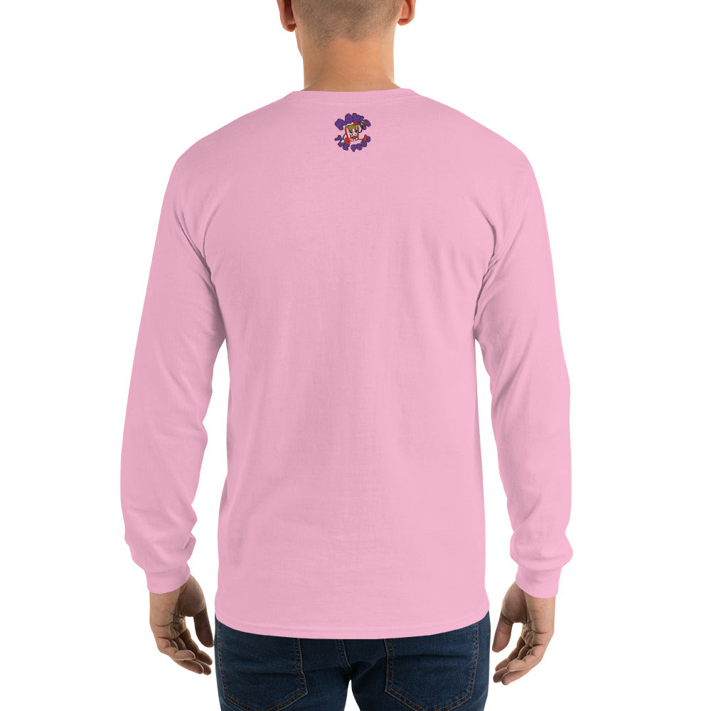 Movie The Food - Crazy Rich Raisins Longsleeve T-Shirt - Light Pink - Model Back