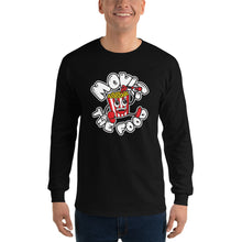Load image into Gallery viewer, Movie The Food - Round Logo Longsleeve T-Shirt - Black - Model Front