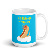 Load image into Gallery viewer, Movie The Food - All Hotdogs Go To Heaven Mug - Sky Blue - 15oz