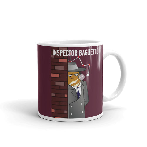 Movie The Food - Inspector Baguette Mug - Maroon - 11oz