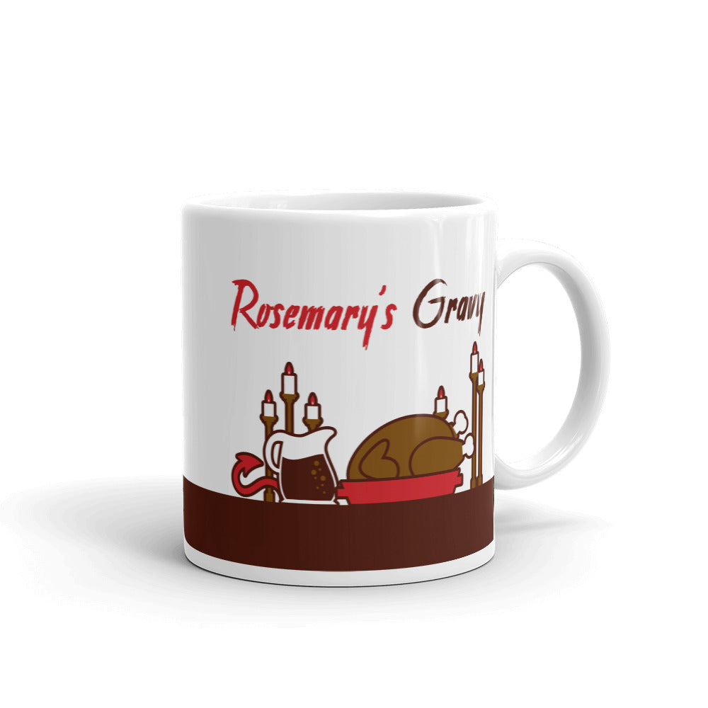 Movie The Food Rosemary's Gravy Mug White 11oz