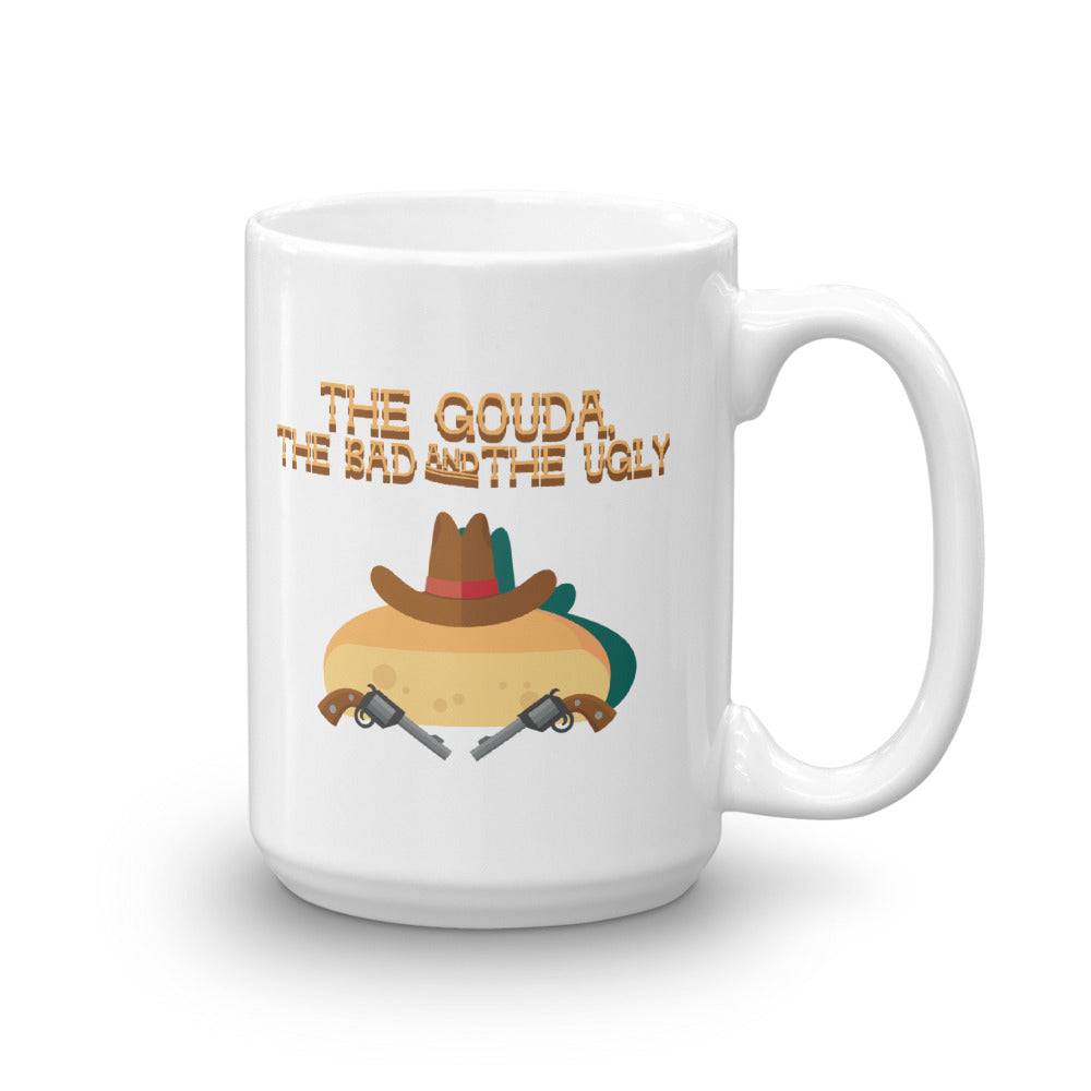 Movie The Food The Gouda, The Bad, The Ugly Mug White 15oz