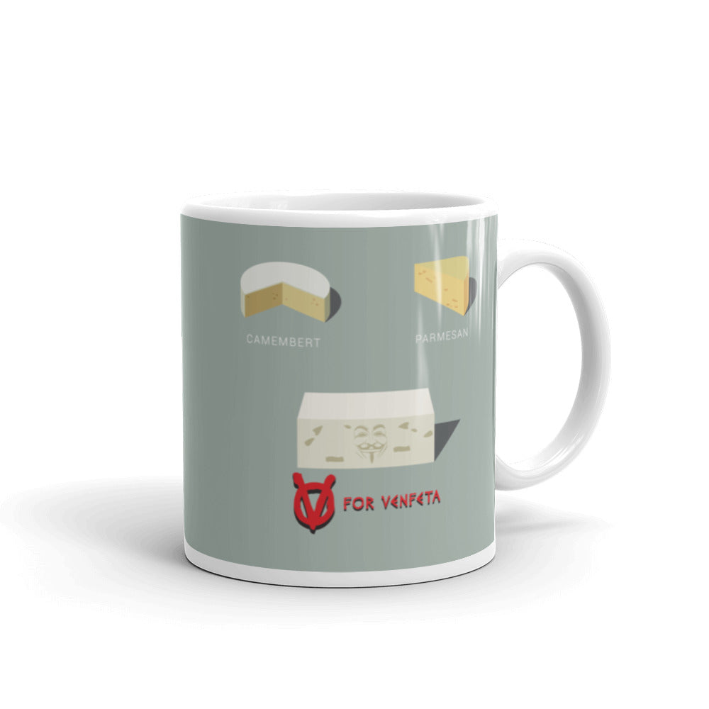 Movie The Food - V For Venfeta Mug - Grey 11oz