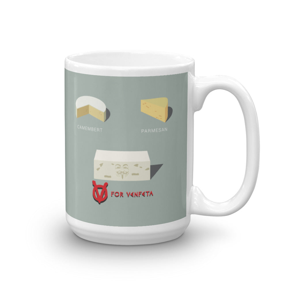 Movie The Food - V For Venfeta Mug - Grey 15oz