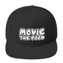 Load image into Gallery viewer, Movie The Food - Text Logo Snapback - Black