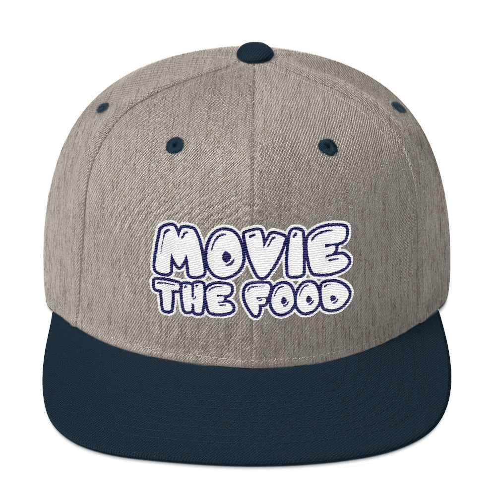 Movie The Food - Text Logo Snapback - Heather/Navy