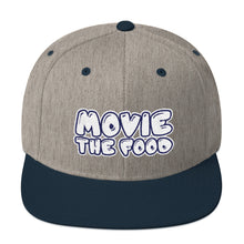 Load image into Gallery viewer, Movie The Food - Text Logo Snapback - Heather/Navy