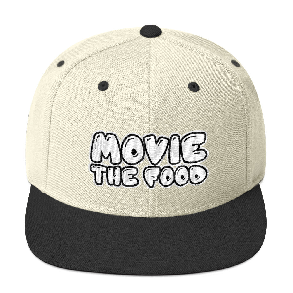 Movie The Food - Text Logo Snapback - Natural/Black